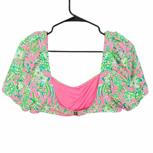Lilly Pulitzer Ressina Bikini Crop Top Women's 8 - Picture 3 of 9